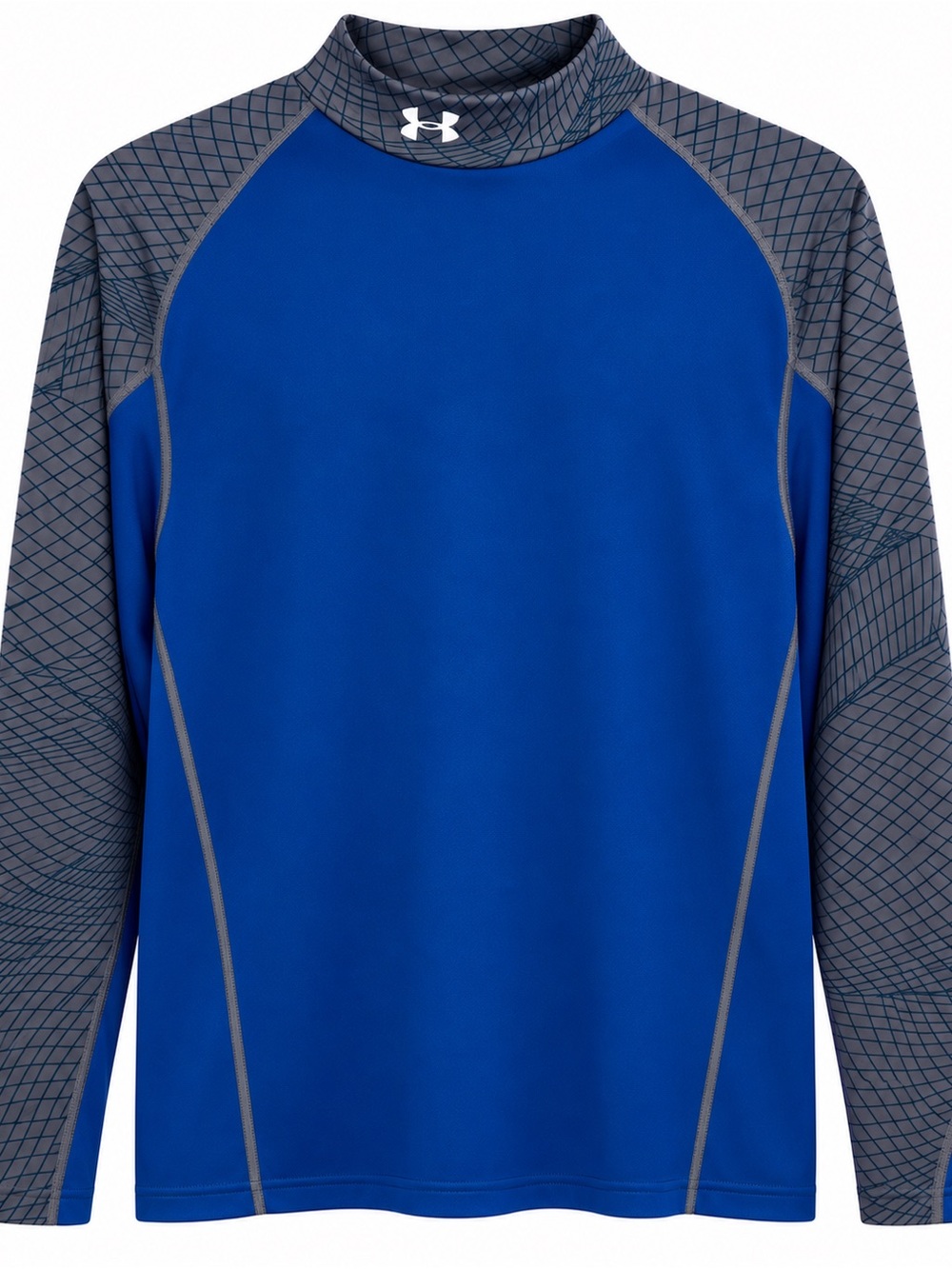 Under Armour ColdGear Men’s Blue Charcoal Long Sleeve Shirt Large